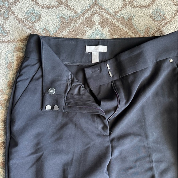 H&M Black Classic Formal Middle Crease Office Pants Size M - Picture 4 of 6